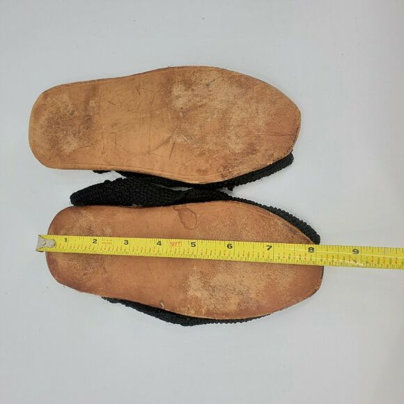 Authentic Handmade ALPARGATA Embellished Crochet Made in Venezuela Kid Girls 1.5 - Picture 2 of 2